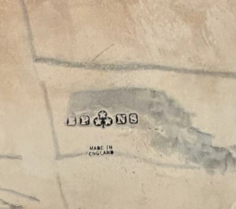 Antique Large Edwardian Silver Plated Oval Gallery Cocktail / Decanter Tray with Handles - Image 7